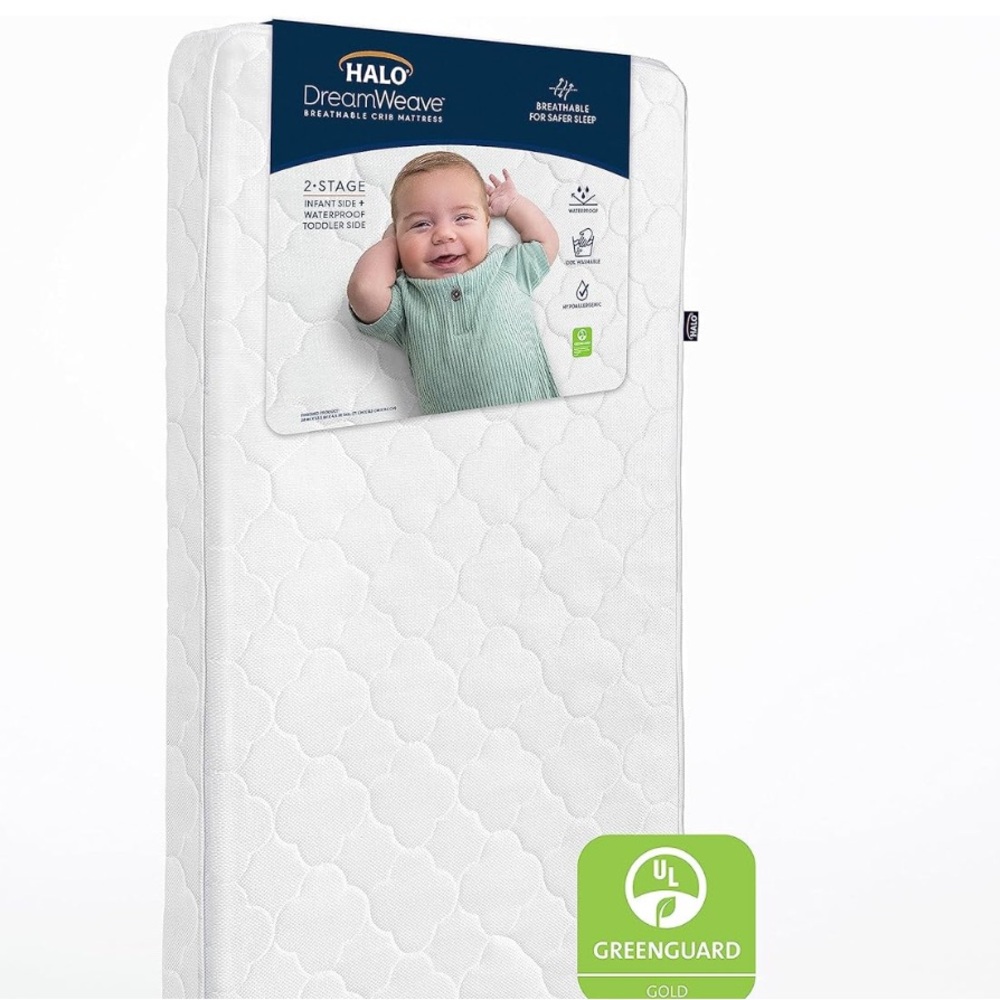 Halo Quilted 3D Mesh Crib Mattress